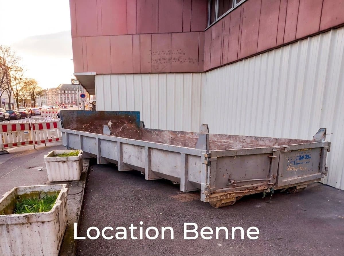 Démolition à Colmar — Location Benne
